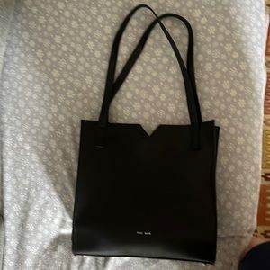 Alicia Mini Tote - black vegan leather
